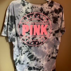 Tie-dye PINK tee-shirt L